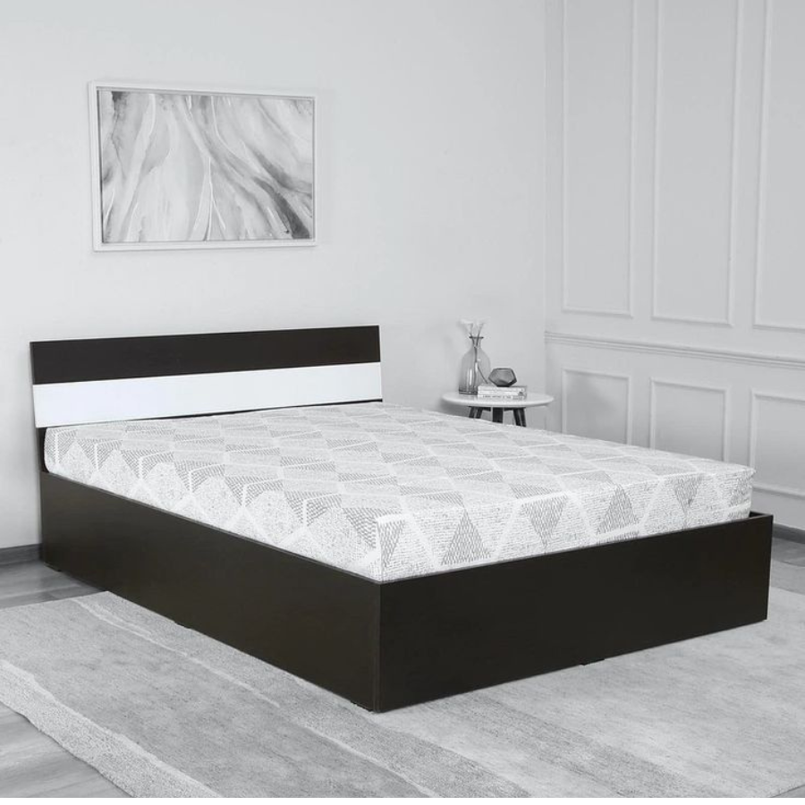 Berlin Engineer wood King Size Storage Bed in Dark Brown  72*78 inch